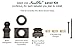 LI-PROLVL Satin Black IronPro Level Kit Iron Baluster Fastener