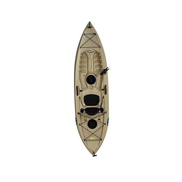 Lifetime-Muskie-Angler-Sit-On-Top-Kayak-with-Paddle-Tan-120