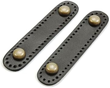 4.05" byhands Genuine Leather Bronze Style Bag Feet (BY-1002) (Brown)