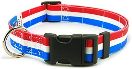 PatriaPet Dog Collar with The Netherlands Flag | Great for National Holidays, Special Events, Festivals, Independence Days and Every Day Strong Safe | XSmall Small Medium Large XLarge