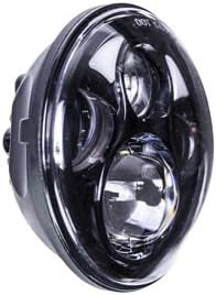 Heise 5.6" ROUND 8 LED WITH PARTIAL HALO BLACK FRONT FACE