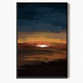 signwin Framed Canvas Wall Art Abstract Landscape Canvas...