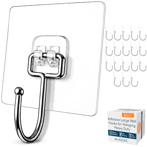 Adhesive Large Wall Hooks