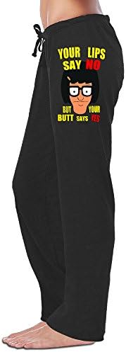 LowkeyNr1 Women's Bobs Burgers Tina Sweatpants Black