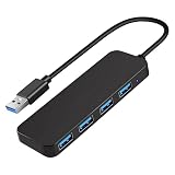 USB Hub Splitter 4-Port Extender Multiport USB Adapter,USB 3.0 for Laptop, Xbox, Flash Drive, HDD, Console, Printer, Camera,Keyborad, Mouse