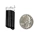 1 (ONE) Black Tourmaline Pendant - Silver Plated - Rp Exclusive COA AM8B10-06