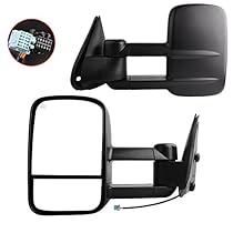 YITAMOTOR Towing Mirrors for 2003-2007 Chevy Silverado GMC Sierra Pickup Truck Pair Tow Power + Heated Side Mirrors