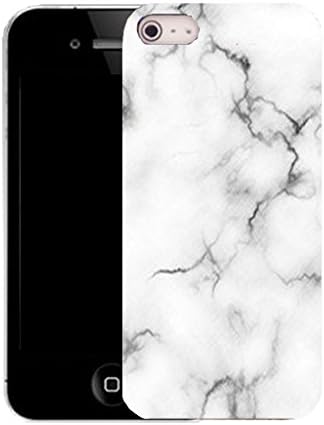 hard back case cover clip on printed case for apple iphone 5 and 5s - marble effect