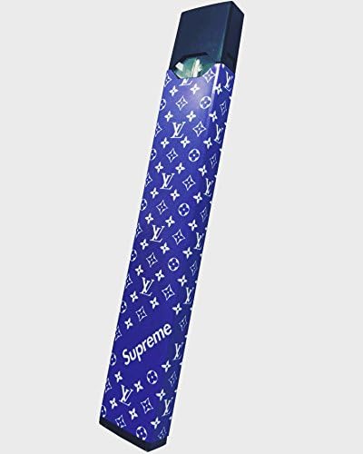 WRAP THAT Skin for JUUL Vinyl Sticker WRAP for JUUL JUUL (LV Blue)