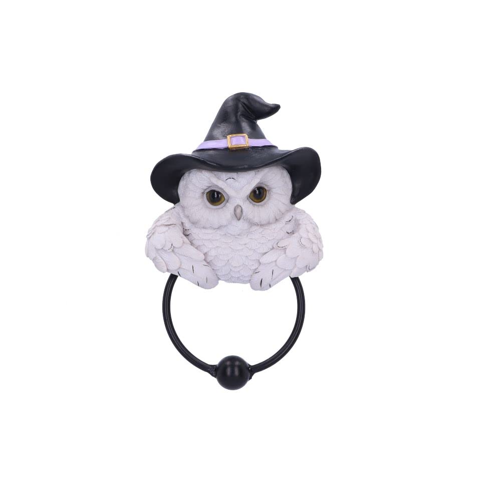 Nemesis Now Snowy Magic Door Knocker, White, 21cm