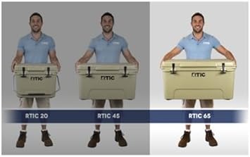 rtic 65 cooler dimensions