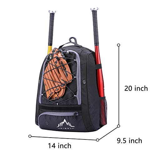 Himal Outdoors Baseball Bag Bat Backpack for Baseball, TBall