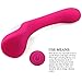 LILER(TM) USB Charge High-Quality Silicone 7-Frequency Vibrating Massage Vibrator for G-Spot Stimulation and Female Masturbation,Sex Toy for Adults (Rosy)