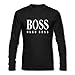 hugo boss For 2016 Mens Printed Long Sleeve tops t shirts