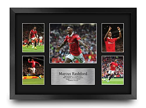 (A3 Framed) Marcus Rashford Display