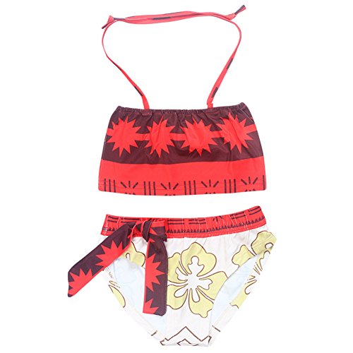 AOVCLKID Moana Split Summer swimsuit bikini Girls Princess Swimwear