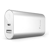 iPhone Battery, i-Blason Aero 5200 mAh Ultra Compact External Battery Portable USB Charger Power Bank - Intelli-Charge Wide Compatibility, Fast Charging, High Capacity - For Apple iPhone 6 Plus 5s 5c 5 Samsung Galaxy S5 S4 Active Mini, Note 3 4 Pro Edge, LG G3 G2, Nexus 6 5 4, HTC One M8, MOTO X X+1, PS Vita and More (Silver)
