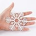 HUXICUI 180 PCS Snowflakes Window Clings Christmas Decorations Winter Reusable White Stickers Wonderland Decal Decor Ornaments Holiday Party Supplies