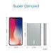 8000mAh Power Bank Portable Charger, iXCC Aluminum High Speed Compact External Battery Pack Charger for iPhone, iPad, Samsung Galaxy and More