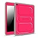 Fintie Apple iPad Air 2 Case( Ipad 6)- CaseBot Tuatara Series Rugged Unibody Dual Layer Hybrid Full Protective Cover with Built-in Screen Protector and Impact Resistant Bumper for iPad Air 2 (2014 Model), Magenta