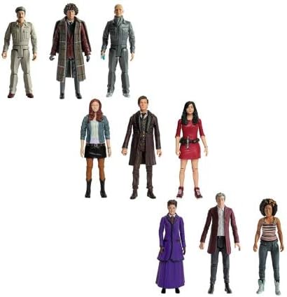 Amazing Trends Excellent Present Doctor Who 5.5" Figures 11th / 12th / 1970s Doctor Set Children Fun Play