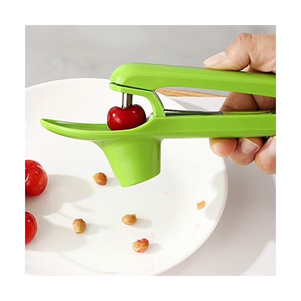 MEETOZ-Cherry-Pitter-RemoverCherry-Fruit-Kitchen-Olive-Core-Remove-Pit-Tool-Seed-Gadget-Stoner-Corer-Pitter-RemoverPortable-Cherry-Pitter-Tool-Kitchen-aid-with-Space-Saving-Lock-Design-Green MEETOZ Cherry Pitter Remover,Cherry Fruit Kitchen Olive Core Remove Pit Tool Seed Gadget Stoner Corer Pitter Remover…