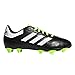 adidas Performance Kids' Goletto VI J Firm Ground Soccer Cleats, Black/White/Sgreen, 12 Medium US Little Kid
