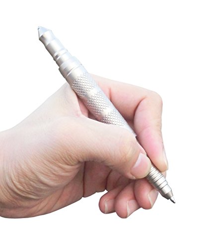 ASTRO Ballpoint Tactical Pen 7 Aluminum Glass-breakers Self-protection Pen Multi-function Tool (Gold)