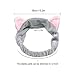 Elastic Cute Cat Ears Headbands- Fomei Women's Lovely Kitty Hair Band, Comfortable Spa Facial Headband, Washable Wrap Headbands for Bath, Makeup and Sport Fits All Head Sizes (8 Pack, Candy Color)