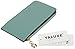 YALUXE Women's RFID Blocking Genuine Leather Multi Card Organizer Wallet with Zipper Pocket RFID Blocking Light Green