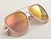 Premium Mens and Womens Aviator Sunglasses Plastic and Metal Frame