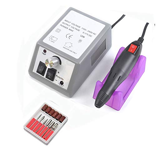 Forart Electric Nail File Drill Machine Kit, Manicure Grinding Polishing Buffer and Smooth Nails Device Tools Sets - Thumbnail 5