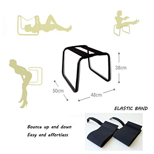 Eleblabla Couple Adult Toys S-m Toys Convenient Multifunction Chair Easily Assemble Chair Position Enhancer Chair Fits Many Positions Hold Up to 300lbs (Color : No Sponge Tube)