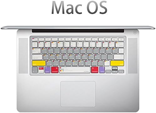 [VerSkin] Skin TPU MacOS Mac OS X Shortcut Hot Keys Keyboard Protector Cover Skin Film for MacBook 12 A1534 MacBook Pro 13 Inch A1708 (2016 Release, Without Touch Bar) - Shortcut