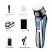 Hatteker Electric Razor Shaver Rotary Shaver Beard Trimmer for Men Wet and Dry Cordless Shaver Waterproof USB Rechargeable