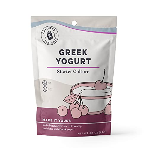 Cultures for Health Greek Yogurt Starter Culture Heirloom Yogurt