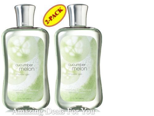 Bath & Body Works Cucumber Melon Shower Gel 10 Oz Set of Two