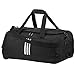 adidas Golf Medium Rolling Duffel Luggage, Black/White