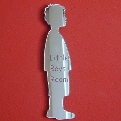 Little Boy's Room Mirror 20cm x 10cm