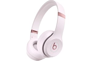 Beats Solo 4 - Wireless Bluetooth On-Ear Headphones, Cloud Pink (Renewed Premium)