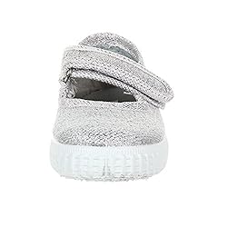 Cienta girls Mary Jane Shoe, Silver, 27 M EU / 9.5