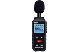 KUIOPYY Digital Sound Level Noise Meter Measurement 30-130DB DB Decibel Detector Audio Tester Metro Diagnostic Tool