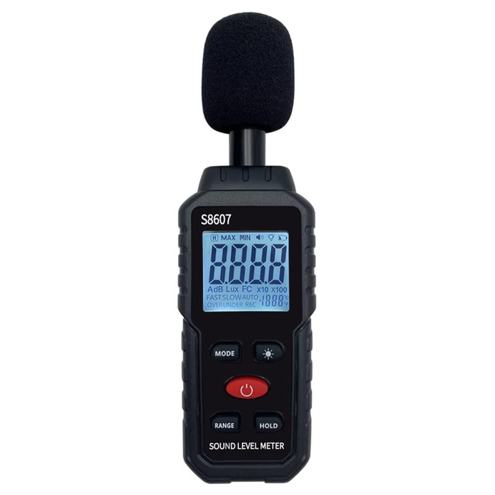 Giilayky Digital Sound Level Noise Meter Measurement 30-130DB DB Decibel Detector Audio Tester Metro Diagnostic Tool