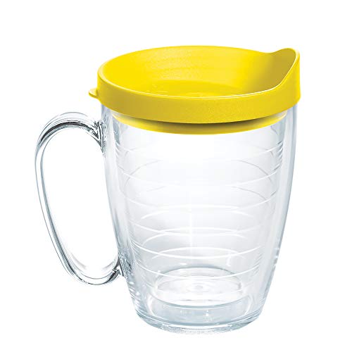 Tervis Clear & Colorful Lidded Made in USA Double Walled Insulated Tumbler Trav…