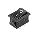 Firlar 5Pcs 2 Pin Snap-in On/Off Position Snap Boat Rocker Switch 12V/110V/250V OT8G