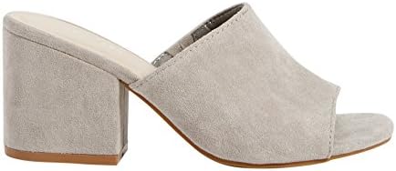 maurices Women's Justine Suede Mule 9 Gray