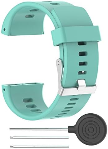 Poity Silicone Replacement Wrist Band Strap Bracelet for Polar V800 Sport Smart Watch — Green