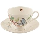 Lenox Butterfly Meadow Blue Butterfly Cup and Saucer Set