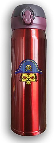 A Skull In A Hat Stainless Steel Running Vacuum Cup Sublimation Mugs