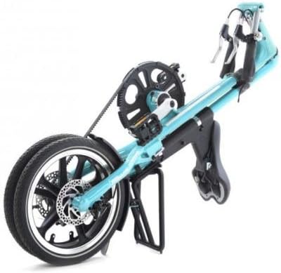 2015 STRiDA LT Turquoise 16" Lightweight Folding Bike-Open & Fold in 10 Seconds!